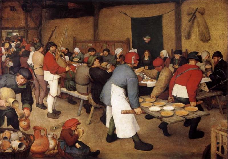 Pieter Bruegel Bauernbocbzeit Sweden oil painting art